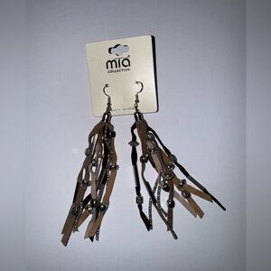 MIA Tassel Fringe Earrings Brand New
